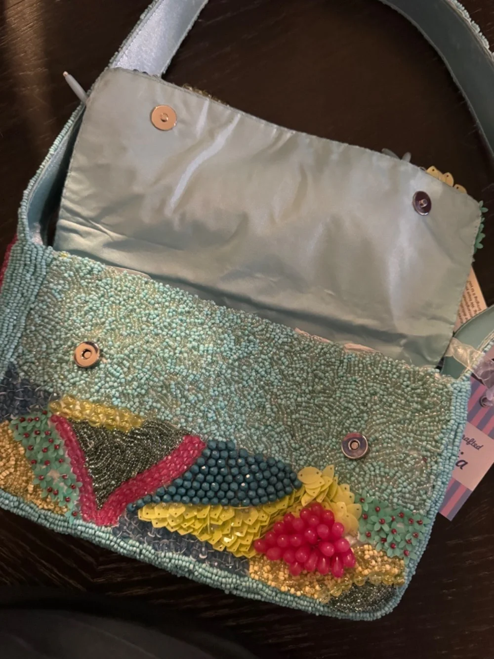 Viral Beaded Bag- Multicolor